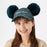 TDR 2026 Mickey Mouse Checkered Pattern with Pom Pom Ears Hat for Adults Color: Green (Release Date: Oct 22, 2026)