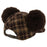 TDR 2026 Mickey Mouse Checkered Pattern with Pom Pom Ears Hat for Adults Color: Brown (Release Date: Oct 22, 2026)