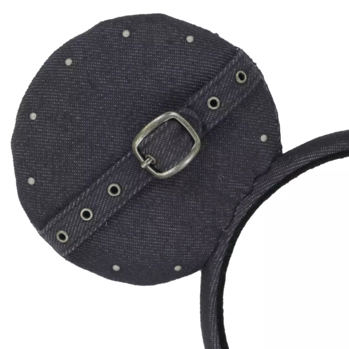 TDR - 2026 Mickey Mouse Denim-Style Fabric with Belt Ear Headband (Release Date: Oct 22, 2026)