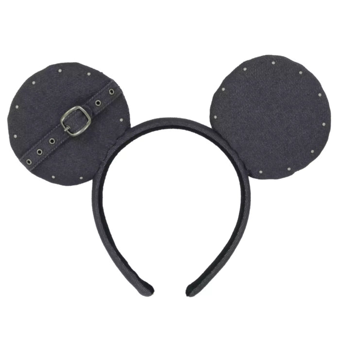 TDR - 2026 Mickey Mouse Denim-Style Fabric with Belt Ear Headband (Release Date: Oct 22, 2026)