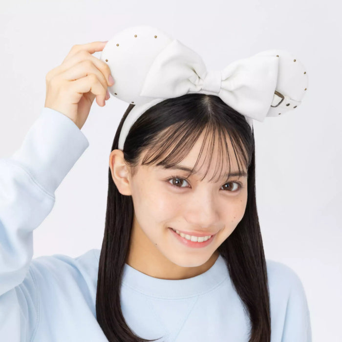 TDR - 2026 Minnie Mouse Denim-Style Fabric with Belt Ear Headband