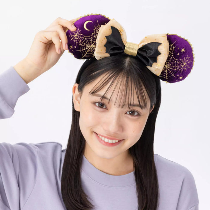 TDR - 2026 Disney Halloween Mickey & Friends Treasure Collection x Minnie Mouse "Spooky, Spiderweb-Like" Ear Headband (Release Date: Sep 15, 2026)