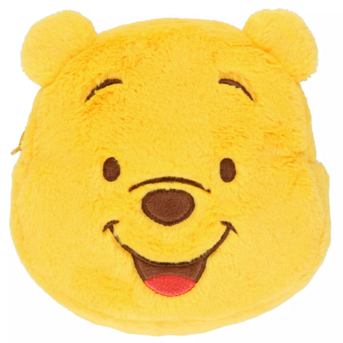 TDR - Winnie the Pooh Big Face fluffy Pouch (Release Date: Aug 15, 2024)