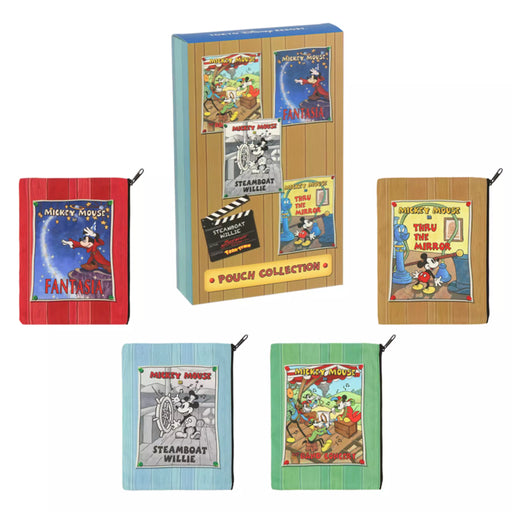 TDR - Mickey Mouse Movies Themed Mystery Pouches Full Box Set