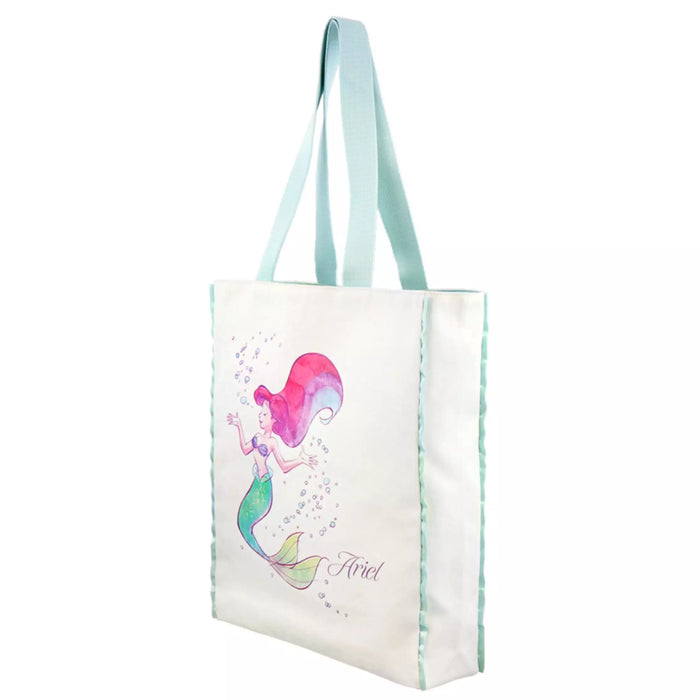 TDR- The Little Mermaid Ariel "Water Color" Design Tote Bag Size L (Release Date: Sept 19, 2024)
