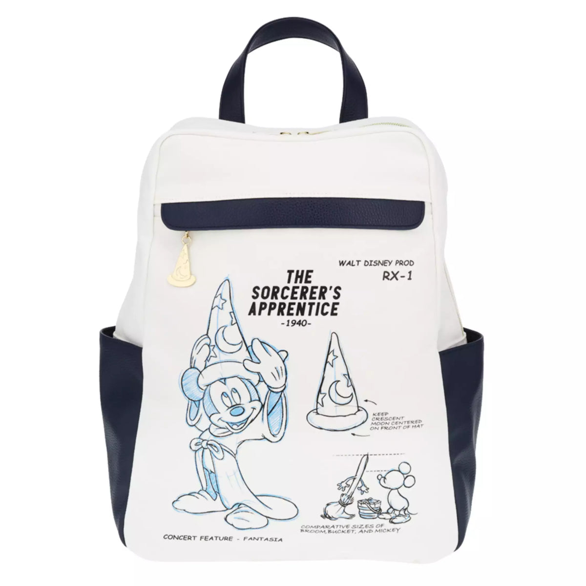 TDR Sketches of Mickey Mouse The Sorcerer's Apprentice Backpack