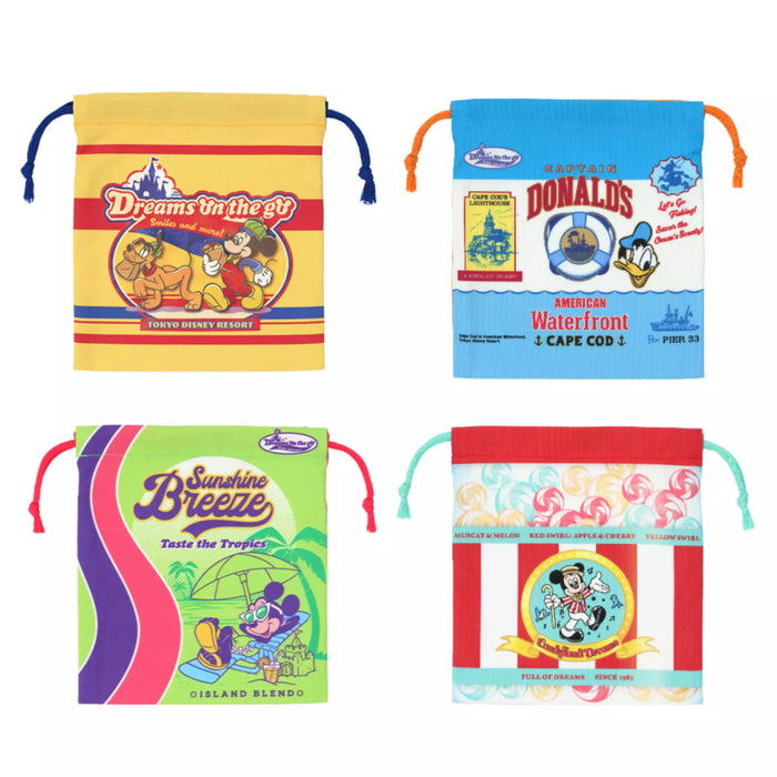 TDR - Disney Characters Grocery Store Themed Collection x Mickey & Friends Drawstring Bags Set (Release Date: July 17, 2025)