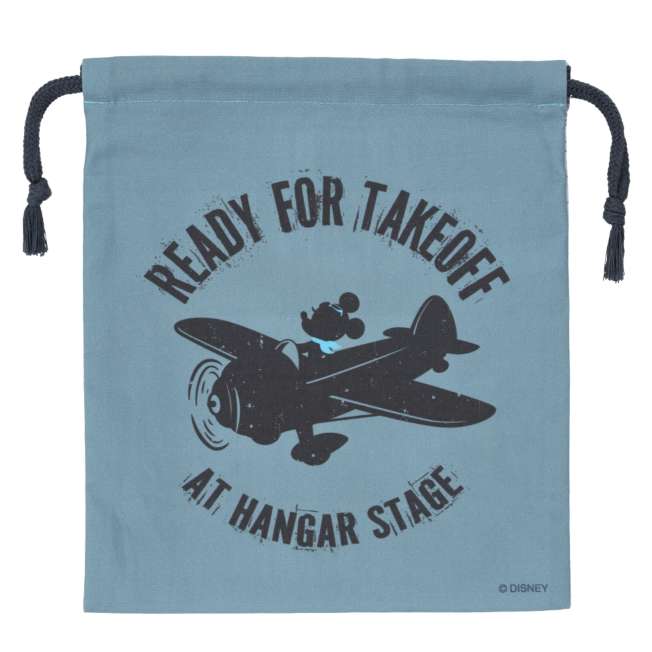 TDR - Mickey & Friends "Ready to Takeoff Where Dreams Touch the Sky" Collection x Drawstring Bag (Release Date: July 15, 2025)