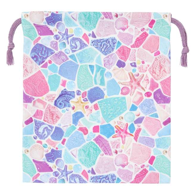 TDR - Tokyo Disney Sea's 24th Anniversary "Mermaid Lagoon" Collection x Minnie Mouse & Daisy Duck Drawstring Bag (Release Date: Sept 4, 2025)