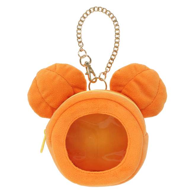 TDR - 2025 Mickey & Friends Disney Halloween "Spook Ghost Night!" Collection x Mickey Mouse Jack-o’-Lantern Shaped Pouch (Release Date: Sept 16, 2025)
