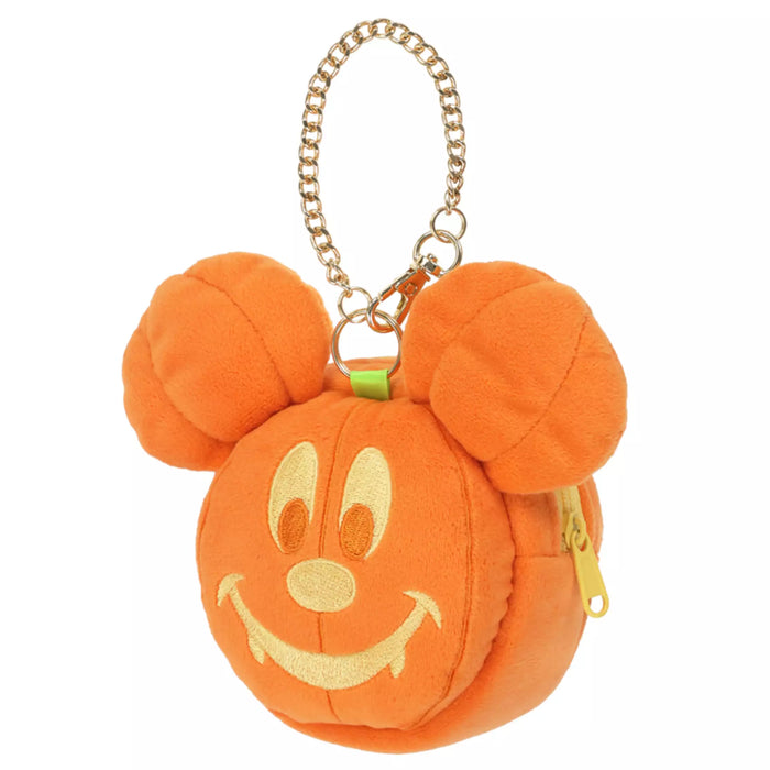 TDR - 2025 Mickey & Friends Disney Halloween "Spook Ghost Night!" Collection x Mickey Mouse Jack-o’-Lantern Shaped Pouch (Release Date: Sept 16, 2025)