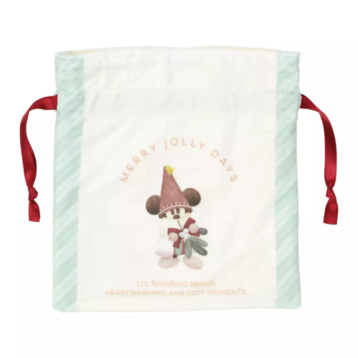 TDR - 2025 Mickey Christmas fairy "Lil Lin Lin" Merry Jolly Days Collection x Drawstring Bags Set of 2 (Release Date: Nov 10, 2025)