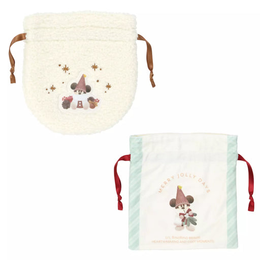 TDR - 2025 Mickey Christmas fairy "Lil Lin Lin" Merry Jolly Days Collection x Drawstring Bags Set of 2 (Release Date: Nov 10, 2025)