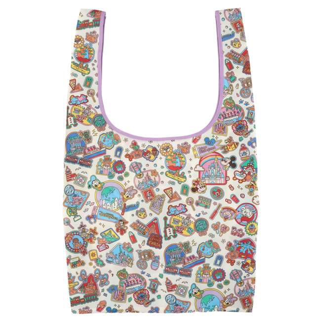 TDR - 2026 Motifs at Tokyo Disneyland & Tokyo Disney Sea x Mickey Mouse and Friends Foldable Shopping Bag (Release Date: Jul 16, 2026)