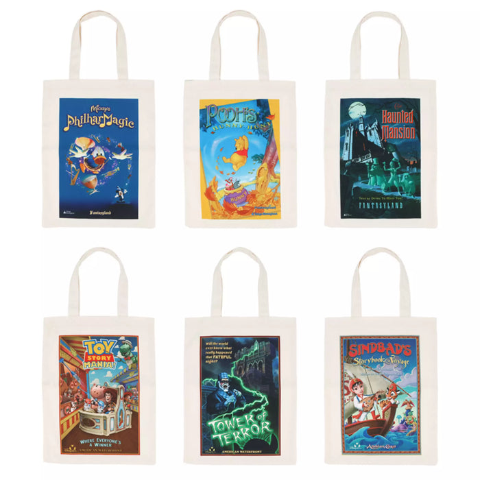 TDR - 2026 Tokyo Disney Resort Attractions Posters Like Tote Bag Box Set of 6  (Release Date: Jul 16, 2026)