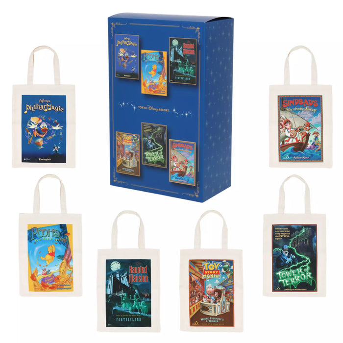 TDR - 2026 Tokyo Disney Resort Attractions Posters Like Tote Bag Box Set of 6  (Release Date: Jul 16, 2026)