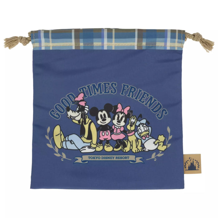 TDR - 2026 Mickey & Friends "Good times Friends" Collection x Drawstring Bags Set of 3 (Release Date: Apr 23, 2026)