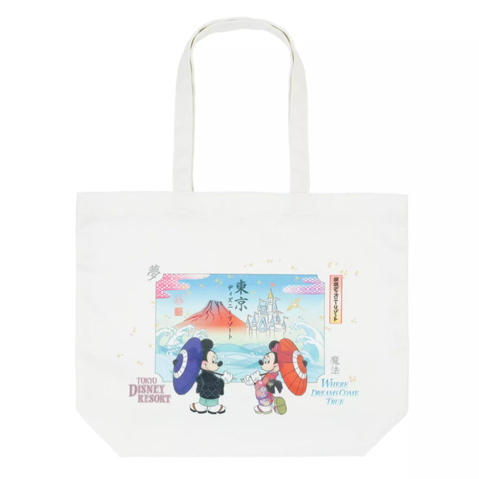 TDR - Japanese-Theme Mickey & Minnie 2026 x Tote Bag (Release Date: June 4, 2026)
