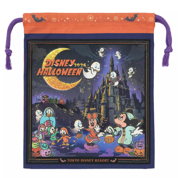 TDR - 2026 Disney Halloween Mickey & Friends Treasure Collection x Drawstring Bag (Release Date: Sep 15, 2026)