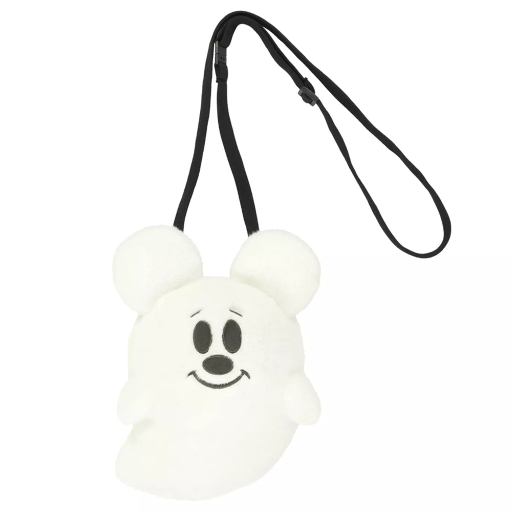TDR - 2026 Disney Halloween x Mickey & Minnie Mouse 'Scared Ghost & Pumpkin Lantern Collection x Ghost Plushy Shoulder Bag (Release Date: Sept 15, 2026)