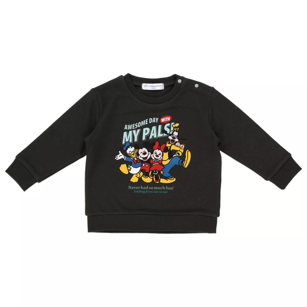 TDR - "Let's go to Tokyo Disney Resort" Collection x Mickey & Friends Pullover for Baby (Size: 90 cm)