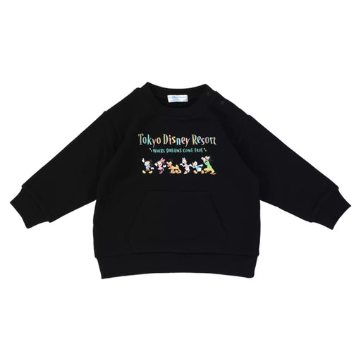 TDR - Mickey & Friends "Tokyo Disney Resort Where Dreams Come True" Pullover Hoodies for Baby Color: Black (Release Date: Oct 2, 2025)