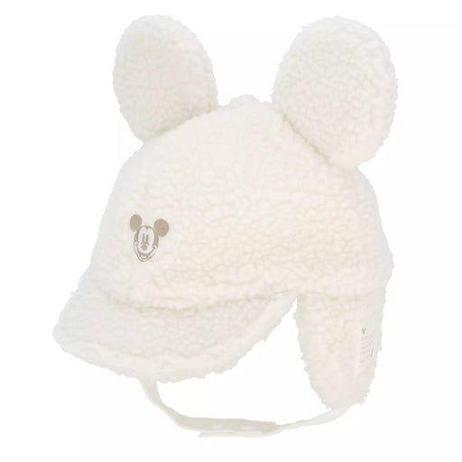 TDR - Enjoy Winter Fashion Collection x Mickey Mouse Fluffy Baby Cap with Ear Color: White Size 50 cm (Release Date: Oct 16, 2025)