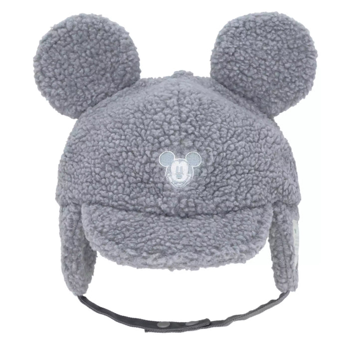 TDR - Enjoy Winter Fashion Collection x Mickey Mouse Fluffy Baby Cap with Ear Color: Grey Size 50 cm (Release Date: Oct 16, 2025)