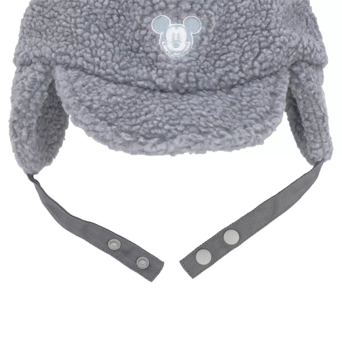 TDR - Enjoy Winter Fashion Collection x Mickey Mouse Fluffy Baby Cap with Ear Color: Grey Size 50 cm (Release Date: Oct 16, 2025)