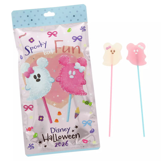 TDR - 2026 Disney Halloween x Mickey & Minnie Mouse 'Scared Ghost & Pumpkin Lantern Collection x Jelly on a Stick (Release Date: Sept 15, 2026)