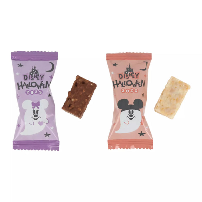 TDR - 2025 Mickey & Friends Disney Halloween "Spook Ghost Night!" Collection x Mickey Mouse Ghost Almond Chocolate Bar & Shopping Bag Set (Release Date: Sept 16, 2025)
