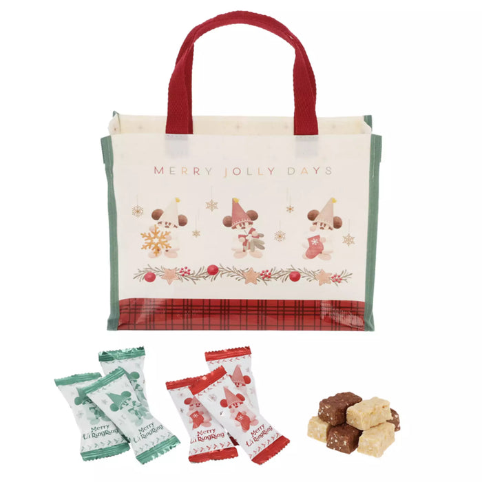 TDR - 2025 Mickey Christmas fairy "Lil Lin Lin" Merry Jolly Days Collection x Almond Chocolate Bar with Shopping Bag Set (Release Date: Nov 10, 2025)