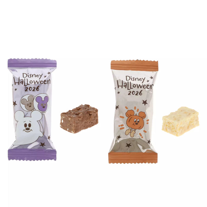 TDR - 2026 Disney Halloween x Mickey & Minnie Mouse 'Scared Ghost & Pumpkin Lantern Collection x Almond Chocolate Bars with Tote Bag Set (Release Date: Sept 15, 2026)