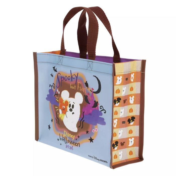 TDR - 2026 Disney Halloween x Mickey & Minnie Mouse 'Scared Ghost & Pumpkin Lantern Collection x Almond Chocolate Bars with Tote Bag Set (Release Date: Sept 15, 2026)