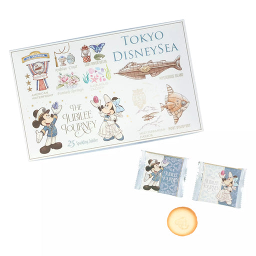 TDR - Tokyo DisneySea 25th Anniversary "The Jubilee Journey" x Mickey & Minnie Mouse Cookies in a Paper Box Set (Release Date: Nov 1, 2026)
