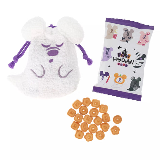 TDR - 2025 Mickey & Friends Disney Halloween "Spook Ghost Night!" Collection x Sleeping Mickey Mouse Ghost Cookies & Drawstring Bag Set (Release Date: Sept 16, 2025)