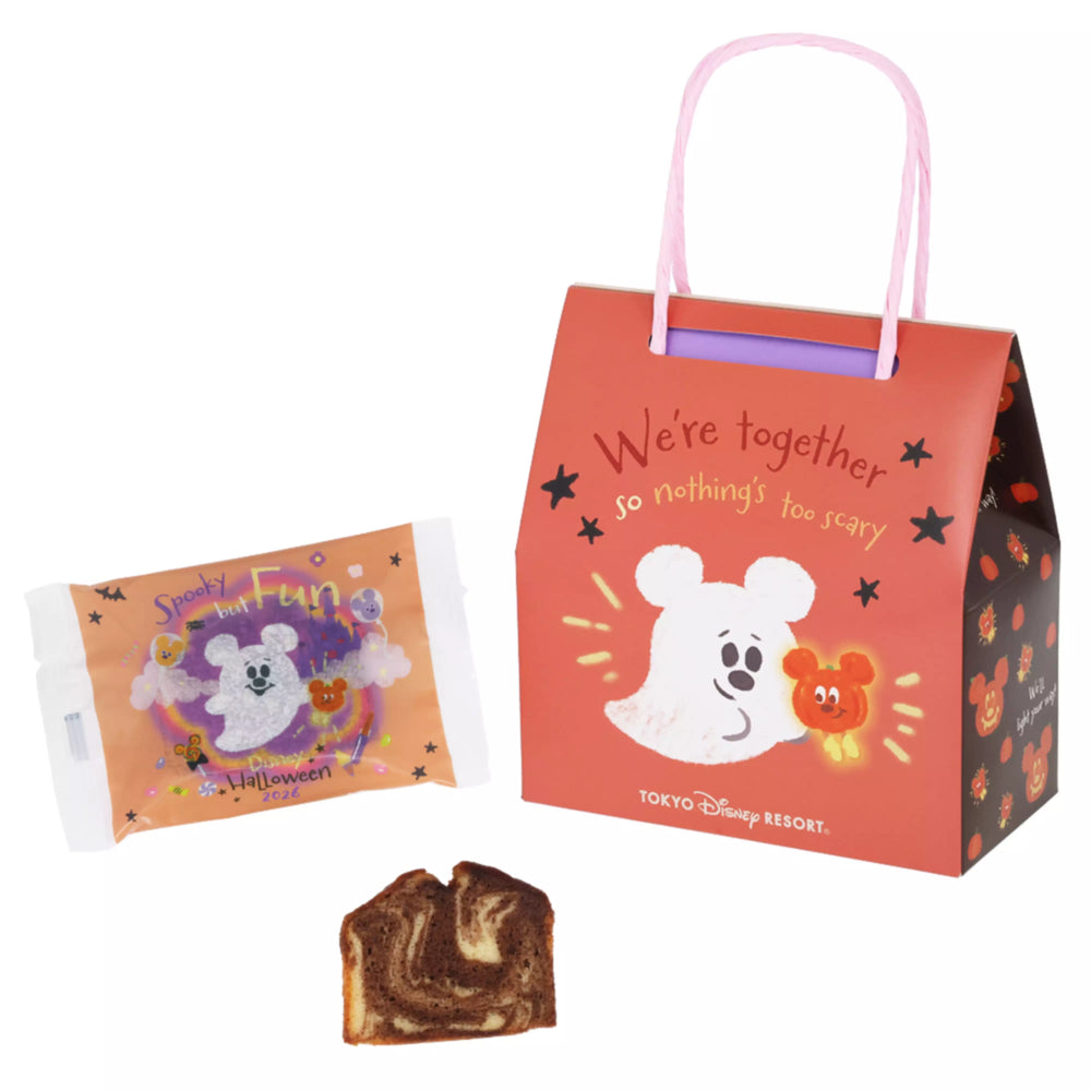 TDR - 2026 Disney Halloween x Mickey & Minnie Mouse 'Scared Ghost & Pumpkin Lantern Collection x Pound Cake Bag Set (Release Date: Sept 15, 2026)