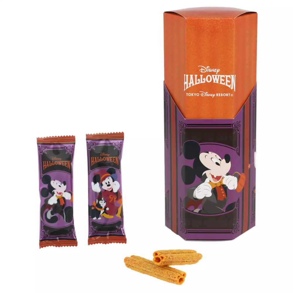 TDR - 2025 Mickey & Friends Halloween Party Collection x Pumpkin Churro Snacks Box Set (Release Date: Sept 16, 2025)