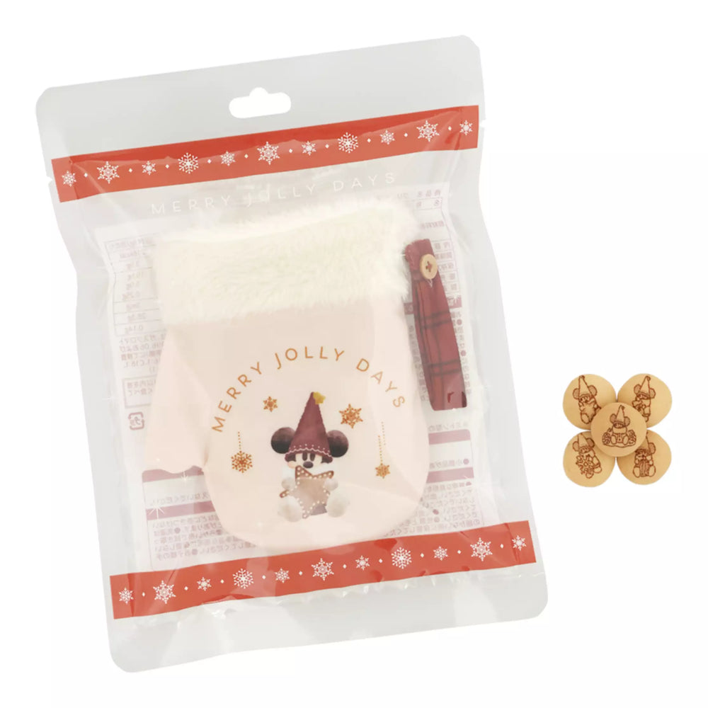 TDR - 2025 Mickey Christmas fairy "Lil Lin Lin" Merry Jolly Days Collection x Mitten Shaped Bag with Cream-Filled Cookies Set (Release Date: Nov 10, 2025)