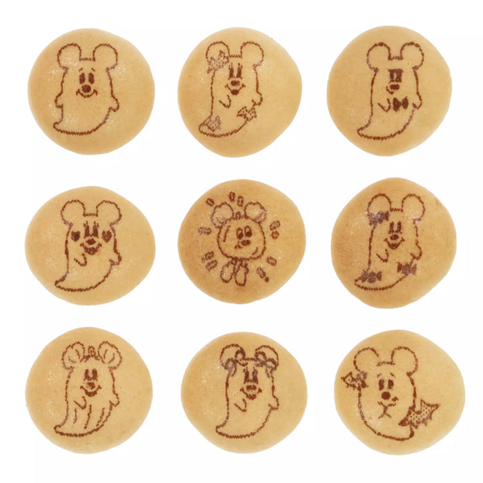 TDR - 2026 Disney Halloween x Mickey & Minnie Mouse 'Scared Ghost & Pumpkin Lantern Collection x Grey Ghost Cream-Filled Biscults with Drawstring Bag Set (Release Date: Sept 15, 2026)