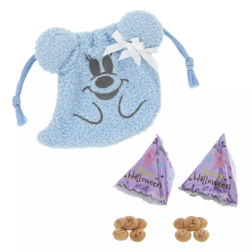 TDR - 2026 Disney Halloween x Mickey & Minnie Mouse 'Scared Ghost & Pumpkin Lantern Collection x Blue Ghost Cream-Filled Biscults with Drawstring Bag Set (Release Date: Sept 15, 2026)