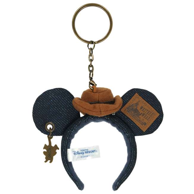 TDR - 2026 Western Wear Collection x Mickey Mouse Headband Shaped Keychain (Release Date: Sep 24, 2026)