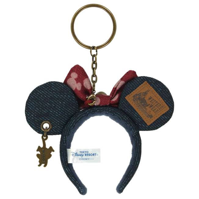 TDR - 2026 Western Wear Collection x Minnie Mouse Headband Shaped Keychain (Release Date: Sep 24, 2026)