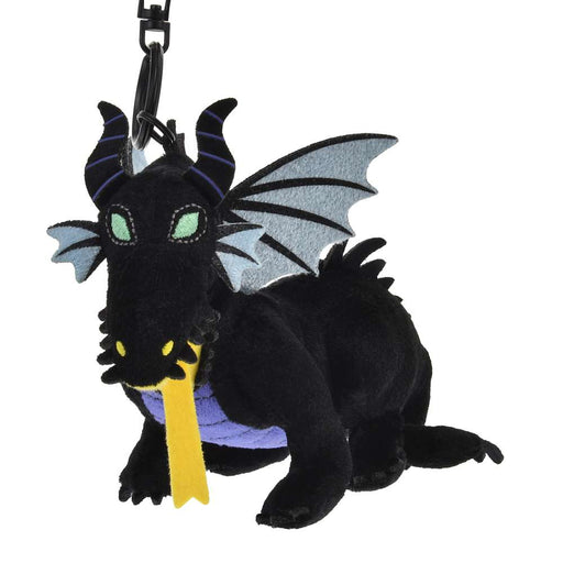 HKDS-  2025 Disney Villains x Maleficent Dragon Plush Keychain
