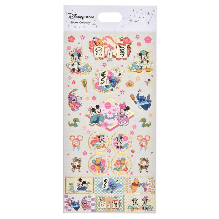 JDS - New Year 2025 - Disney Character Seal and Sticker Zodiac Washi Style (Release Date: Dec 6, 2024)