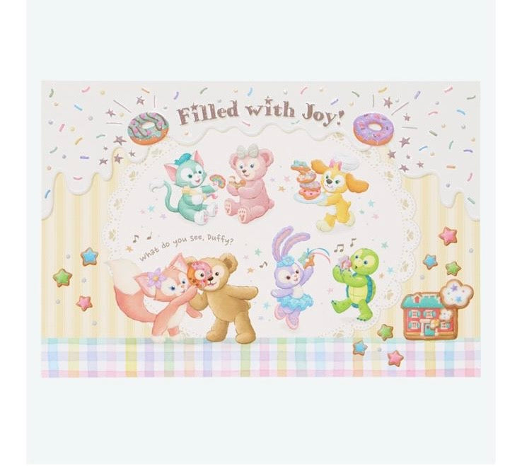 TDR - Duffy & Friends "Filled with Joy" Collection x Post Cards & Stickers Set (Release Date: July 3, 2025)