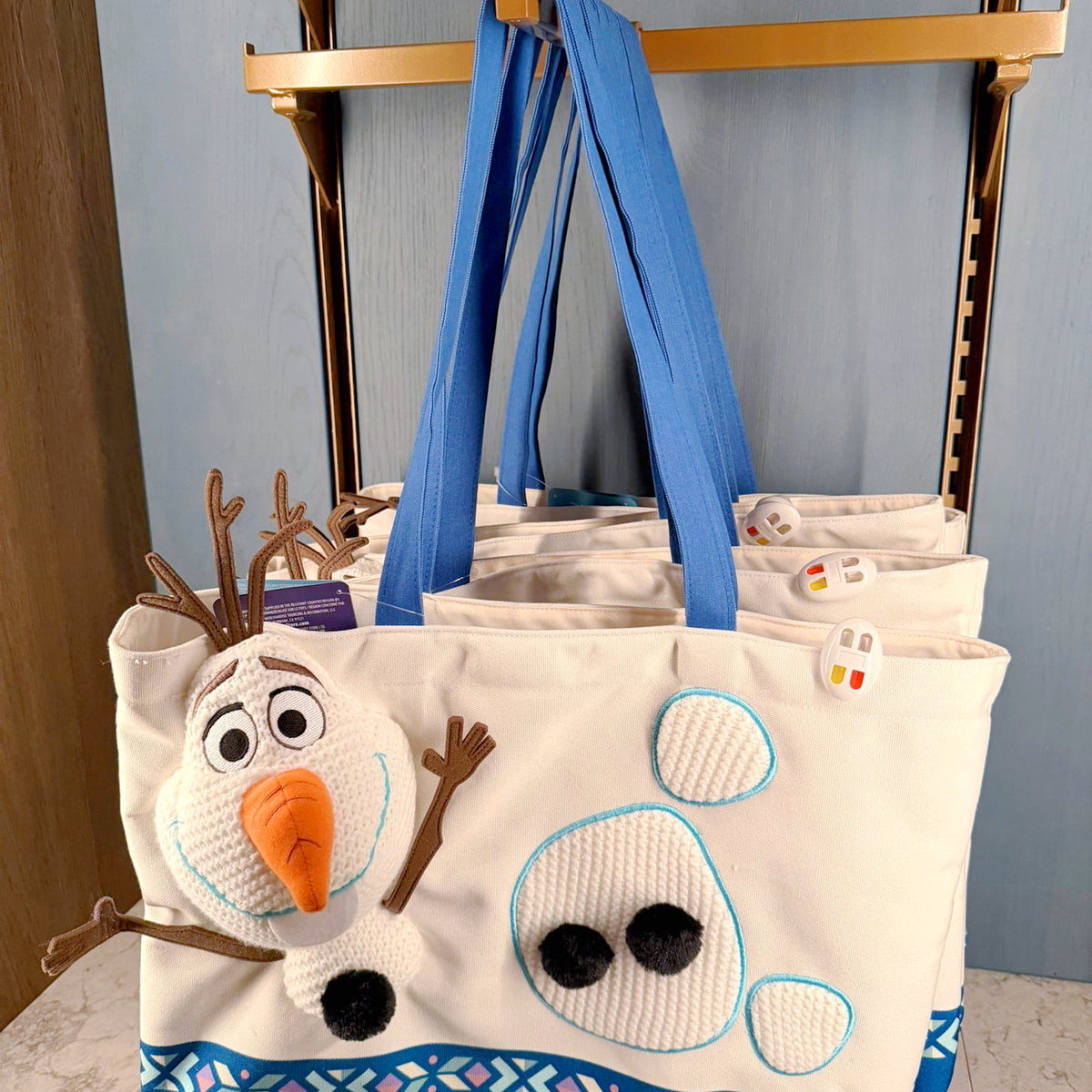 DLP - 2026 World of Frozen x Olaf Plushy Head Tote Bag — USShoppingSOS