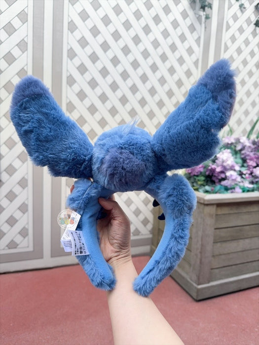HKDL - Stitch Open Mouth Plushy Big Ears Headband