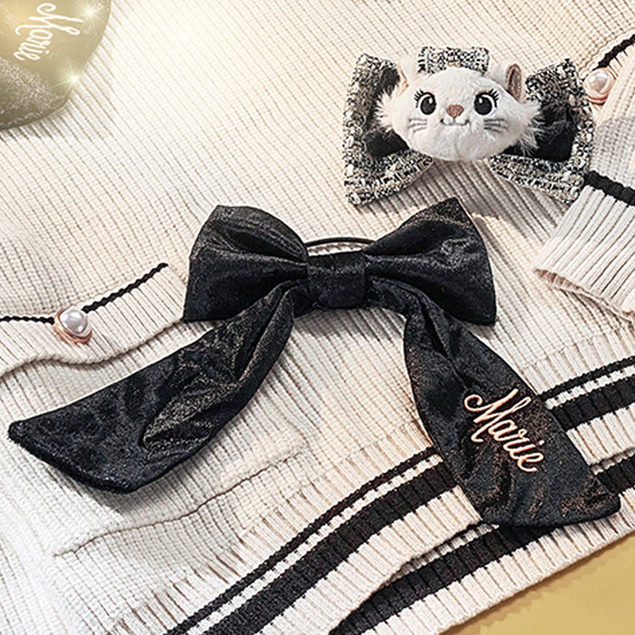 SHDS - 2025 Disney Platinum Party Collection x Marie Hair Accessories Set of 2 (Release Date: Sept 9, 2025)