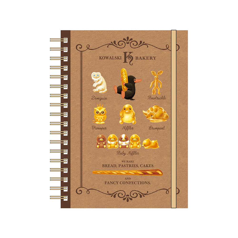 Japan Exclusive - Kowalski Bakery x Ring notebook with elastic band